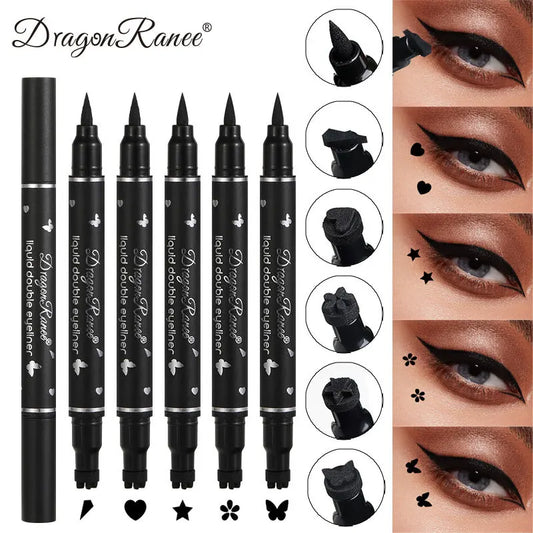 Dragon Ranee Double head Star Seal Eyeliner waterproof non-smudging