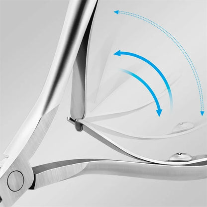 Professional Cuticle Cutter Nail Nippers Scissors Manicure Pusher