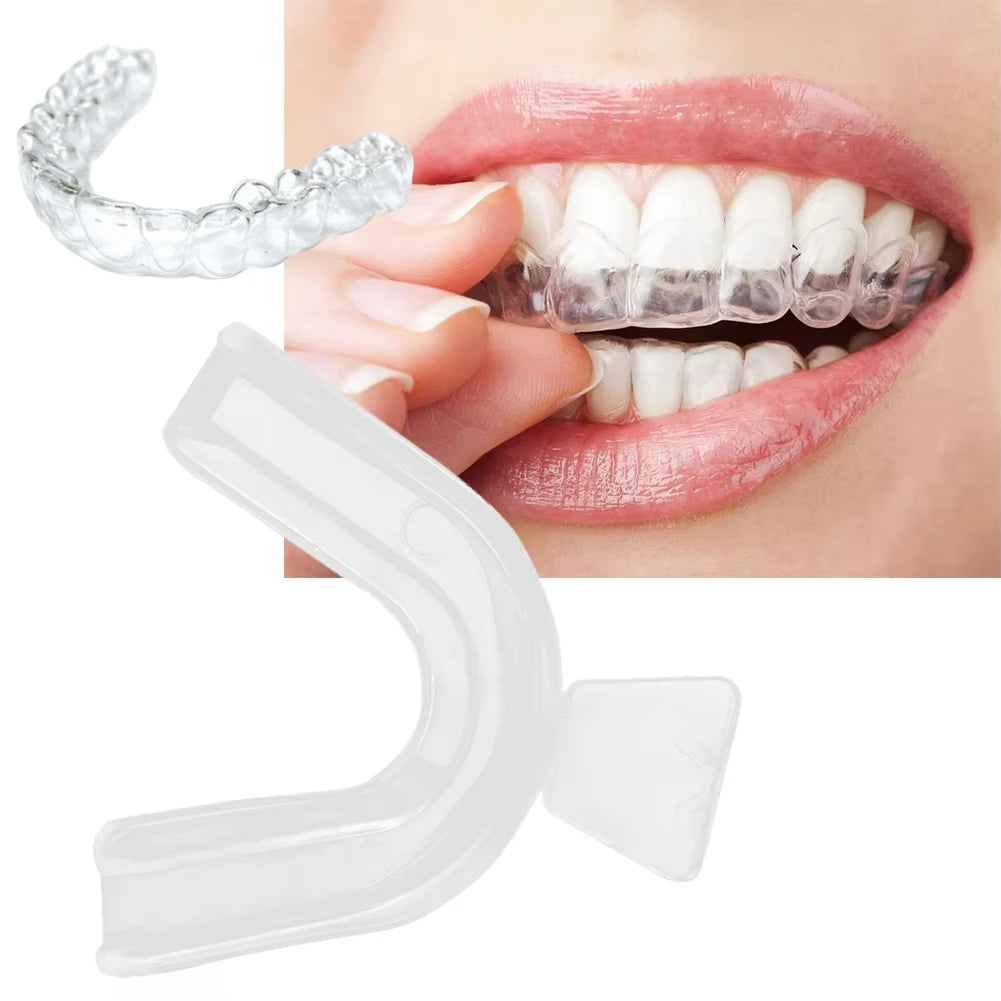 1/4/8pcs Anti Snoring Bruxism Sleeping Mouth Guard Tray Stop Teeth