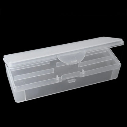 1Pc Rectangle Double-layer Nail Art Tool Empty Storage Box Tweezers