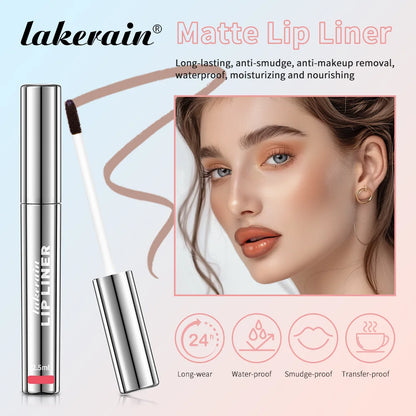 4PCS Highly Pigmented Lip Liner Tattoo Matte Peel Off Enhance Lips Lip