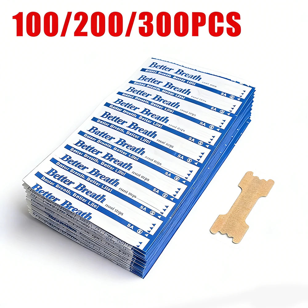300/200/100PCS Breath Nasal Strips Sleep Aid Device Easier Breathing