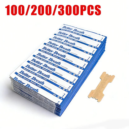 300/200/100PCS Breath Nasal Strips Sleep Aid Device Easier Breathing