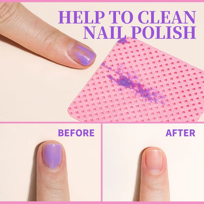 LINMANDA 200Pcs Lint Free Nail Cleaning Wipes Nail Cleaning Pads Gel