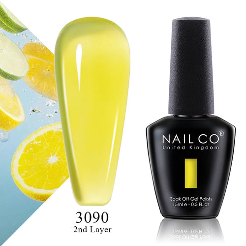 NAILCO 15ml Translucent Color Gel Nail Polish Vernis Semi Permanent UV