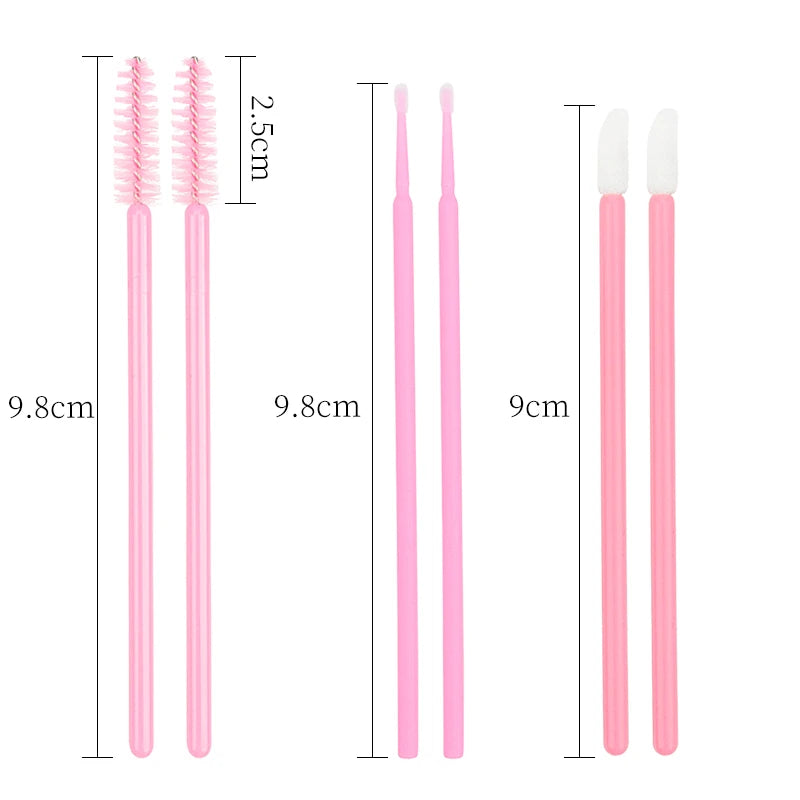 200 Pcs Eyelash Extension Makeup Set Special Eyelash Removal Micro