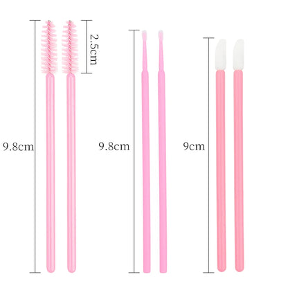 200 Pcs Eyelash Extension Makeup Set Special Eyelash Removal Micro