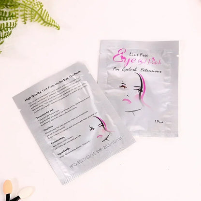 50Pairs Eyelash Pad Gel Patch Grafting Eyelashes Under Eye Patches For