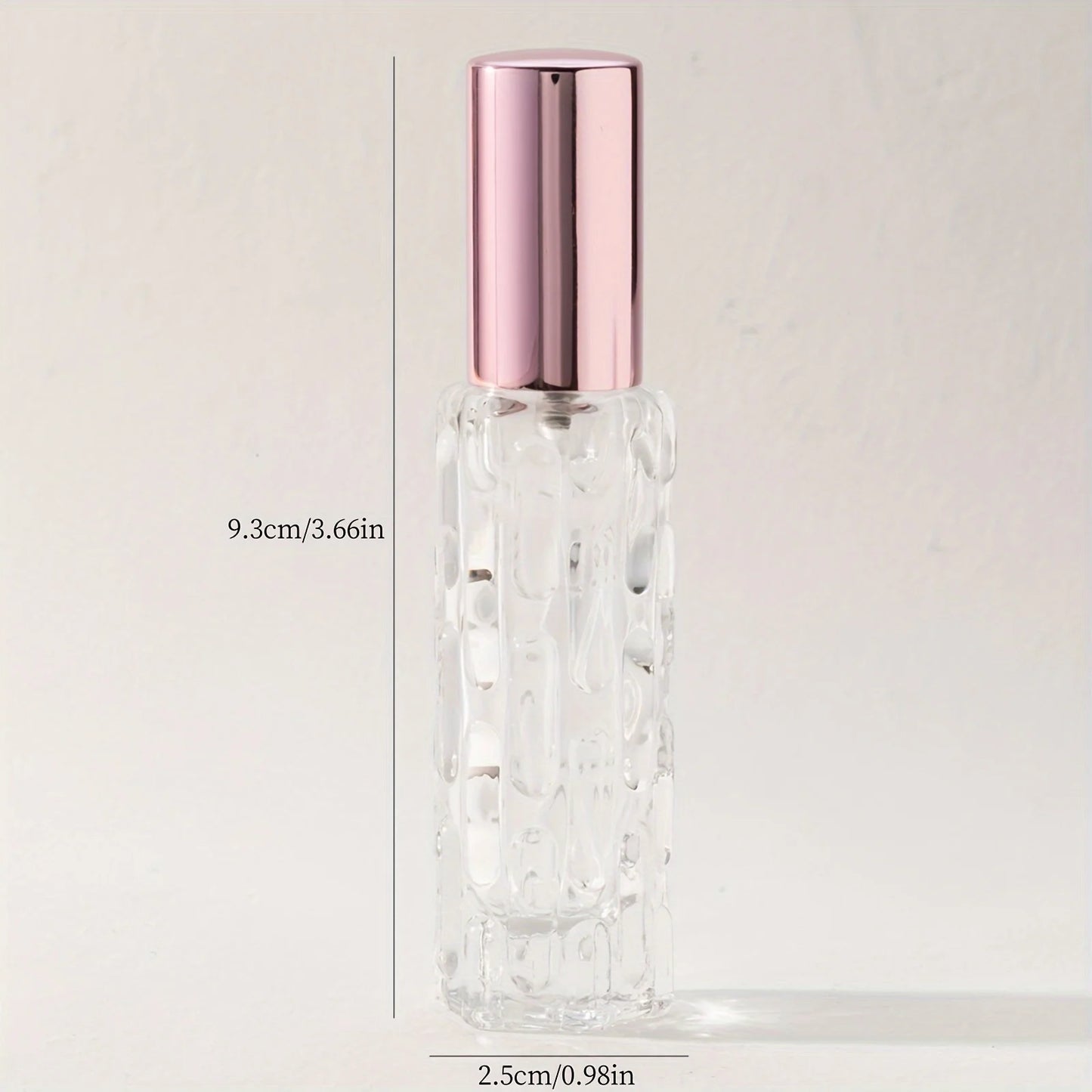 1pc 10ml Glass Portable Refillable Perfume Bottle Cosmetic Container
