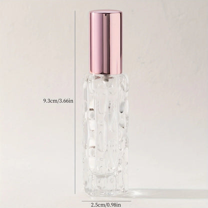 1pc 10ml Glass Portable Refillable Perfume Bottle Cosmetic Container