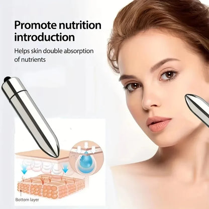 1pc Mini Vibrating Massager Facial And Eye Massage Treatment Promotes