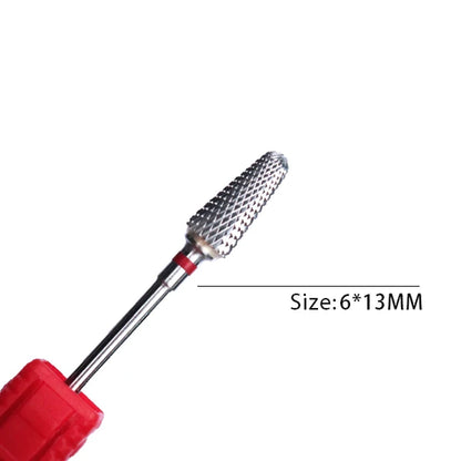 1pc Carbide Tungsten Nail Drill Bit Rotate Burr Milling Nail Cutter