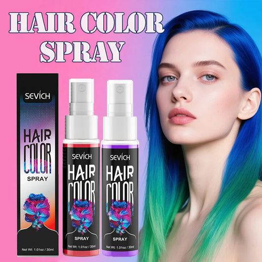 Temporary Hair Color Spray One-Time Hair Dyeing Instant Hair Salon