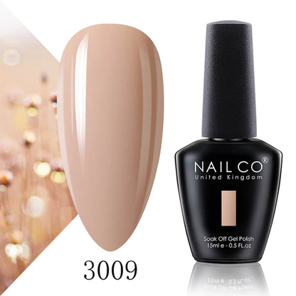 NAILCO 15ml Translucent Color Gel Nail Polish Vernis Semi Permanent UV