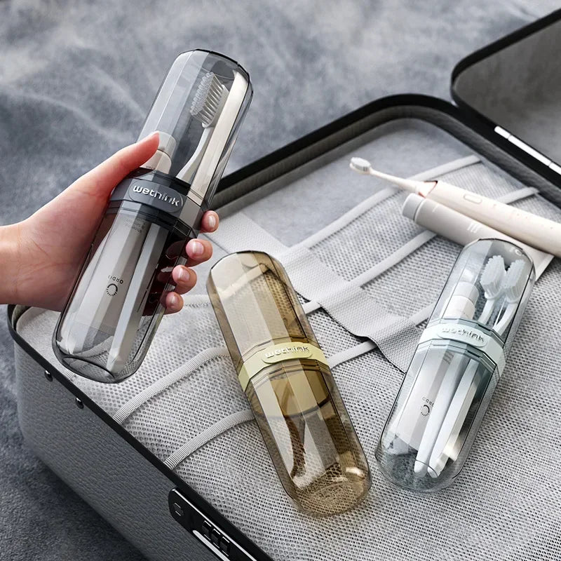 Toothbrush Travel Containers Transparent Portable Toothbrush Case