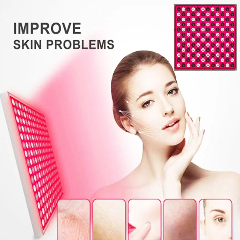 LED red panel light facial anti-aging skin care beauty 144 LED light