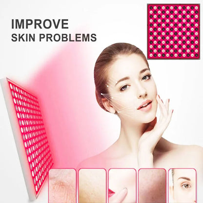 LED red panel light facial anti-aging skin care beauty 144 LED light