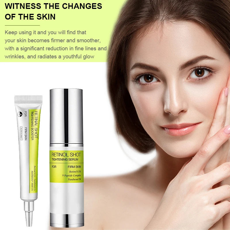 Korean Vita A Retinol Firming Serum Eye Cream Set Tightening Booster