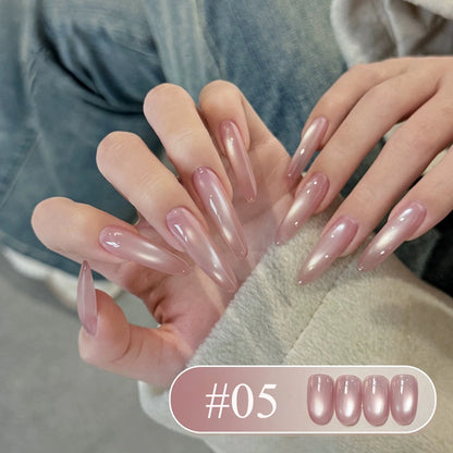 SHAKA 1-16pcs Flash Pure Lust Golden Light Heroine Cat Eye Gel Nail