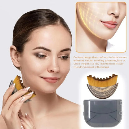 Lymphatic Contour Face Brush,Chin &Jawline Sculpting,Drainage Massager