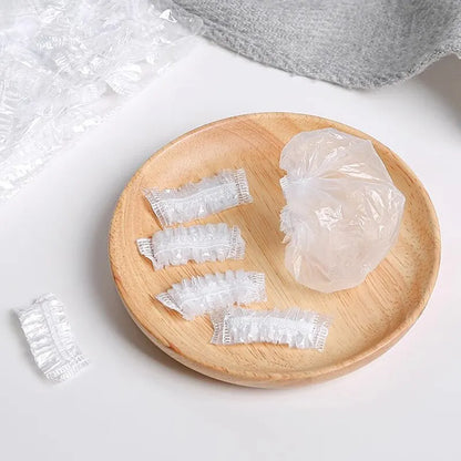 100PCS Disposable Hair Earmuff Dye Transparent Elastic Shower Hair Dye