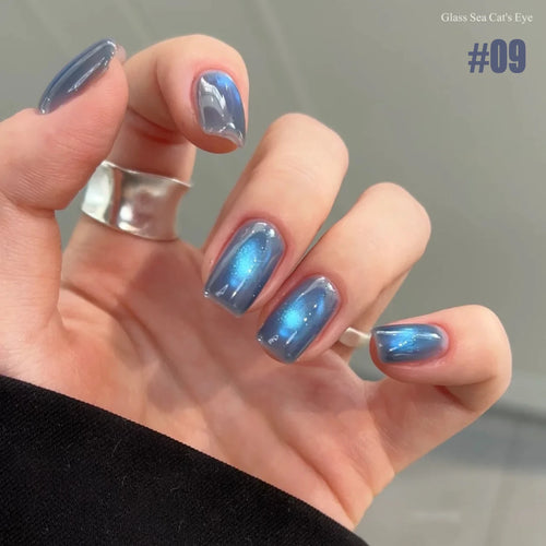 MIANEL Blue Tears Cat Eye Series 3 Colors Unique Blue Color And