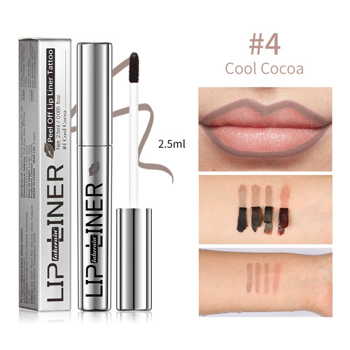 Lip Liner Pencil Peel Off Lip Stain Tattoo Long Wearing Matte