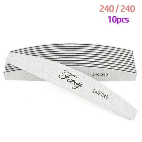 10Pcs/Lot Nail File Buffer Double Side Nail Files Buffer