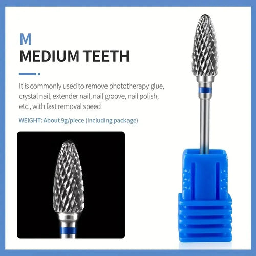 Tungsten Carbid Nail Drill Bits Electric Manicure Drill Accessory