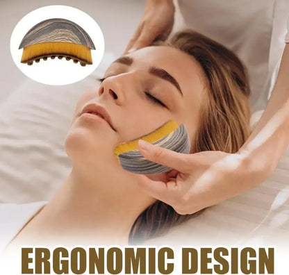 Lymphatic Contour Face Brush,Chin &Jawline Sculpting,Drainage Massager