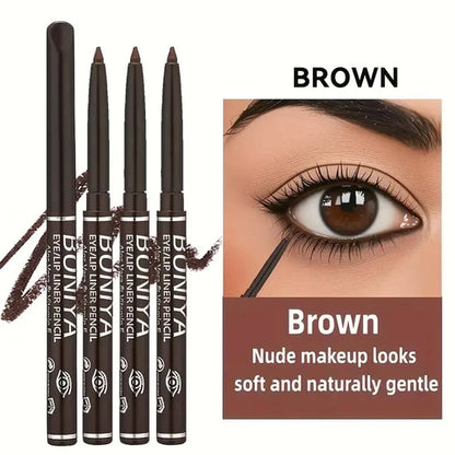 3pcs/Silky Black Brown Eyeliner Smooth Waterproof and Sweatproof