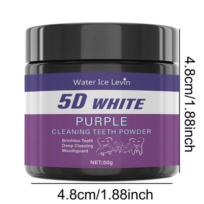 Purple Teeth Cleaning Powder - Sulfate-Free, Deep Cleaning and