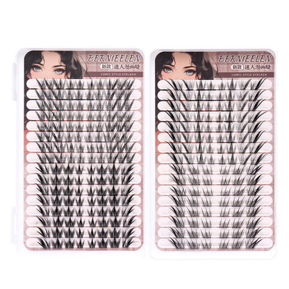 Korean Idol False Eyelashes Wispy Dense ACE Comics Artificial Eyelash