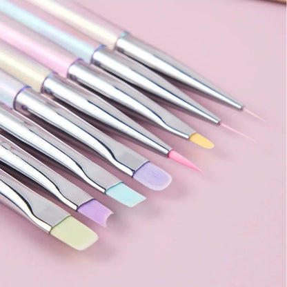 1PCS Nail Art Liner Drawing Painting Nail Brush Set Acrylic Powder