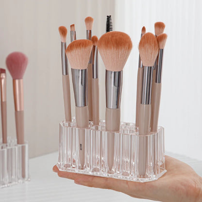 26 Holes Acrylic Nail Brushes Organizer Nail Art Kit Storage Tools