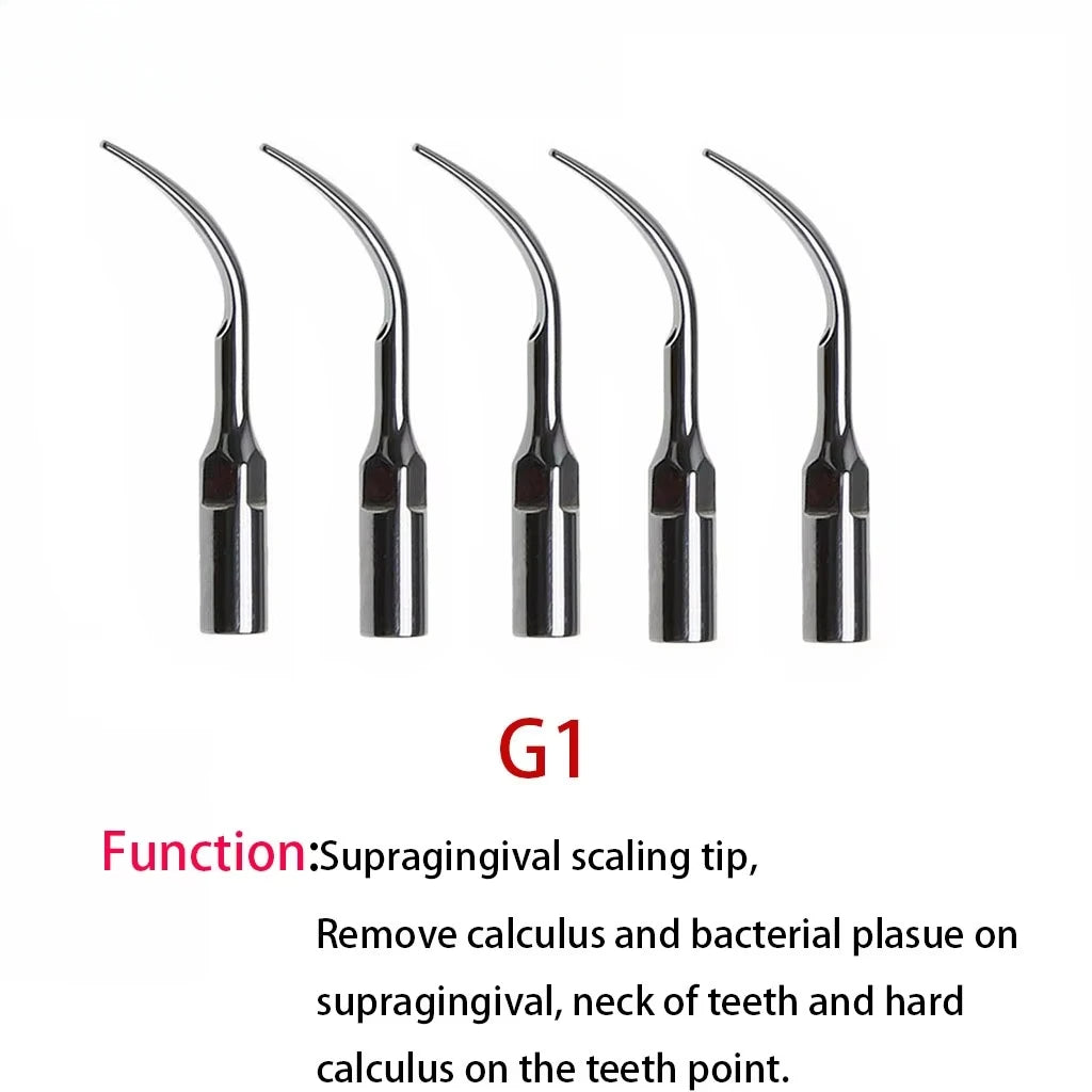 5Pcs/Pack Dental Scaler Tips Ultrasonic Scaler Tip Fit EMS Woodpecker