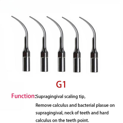 5Pcs/Pack Dental Scaler Tips Ultrasonic Scaler Tip Fit EMS Woodpecker