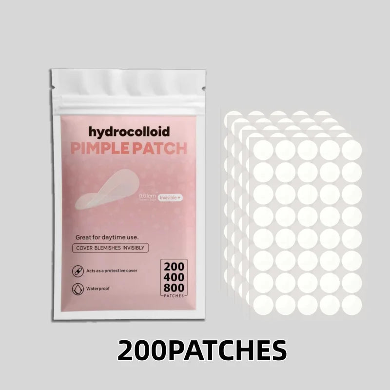 200/400/800pcs Invisible Clear Pimple Patch Set – Deep-Cleansing