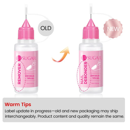 UR SUGAR 15ml Remover For Solid Tips Gel False Nail Tips Solid