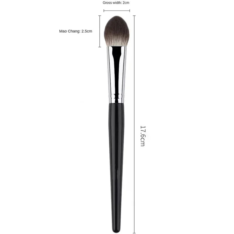 1/2Pcs Peach Heart Blusher Brush - Small Flat Precise for