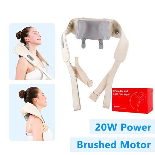 Foreverlily 26W Brushless Motor Neck And Shoulder Massager Wireless