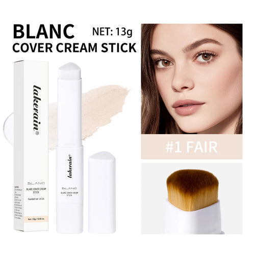 2-in-1 Color-Changing Foundation Stick Liquid Lightweight Moisturizing