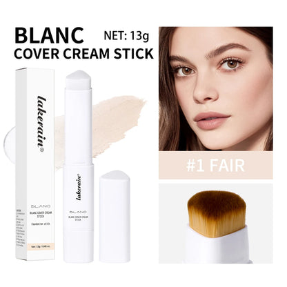 2-in-1 Color-Changing Foundation Stick Liquid Lightweight Moisturizing