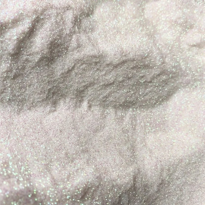 50g/bag White Iridescent Powder Nail Glitter 0.2mm Ultra Fine Glitter