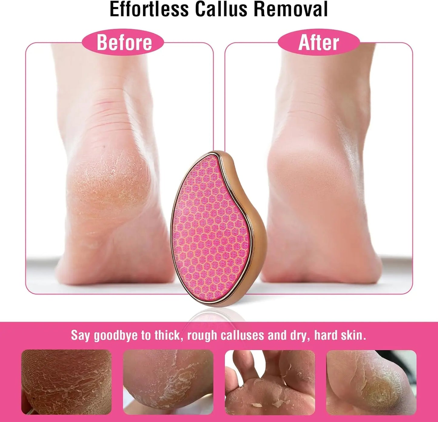 High Quality Nano Glass Heel Scraper  Feet Shower Foot  Scrubber