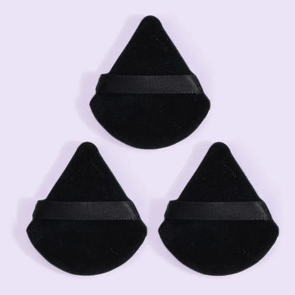 3/5/6 Pcs Triangle Powder Puff For Loose Powder Liquid Cosmetic Soft