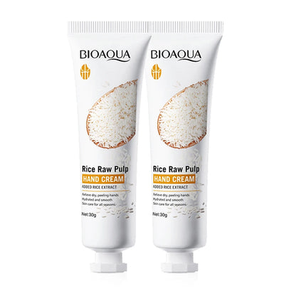 BIOAQUA White Rice Hand Cream Whitening Moisturizing Nourishing