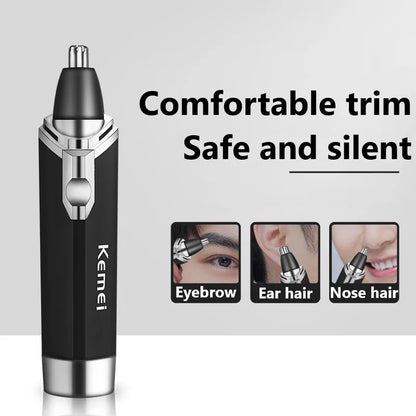 Kemei Nose Hair Trimmer Nasal Wool Implement Nose Hair Cut Washed