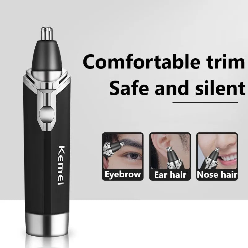 Kemei Nose Hair Trimmer Nasal Wool Implement Nose Hair Cut Washed