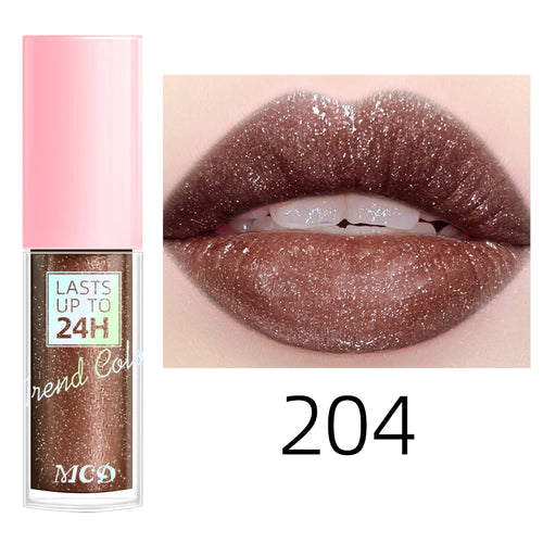 18 Colors Glitter 1pcs Lip Glaze Long Lasting Lip Gloss Waterproof